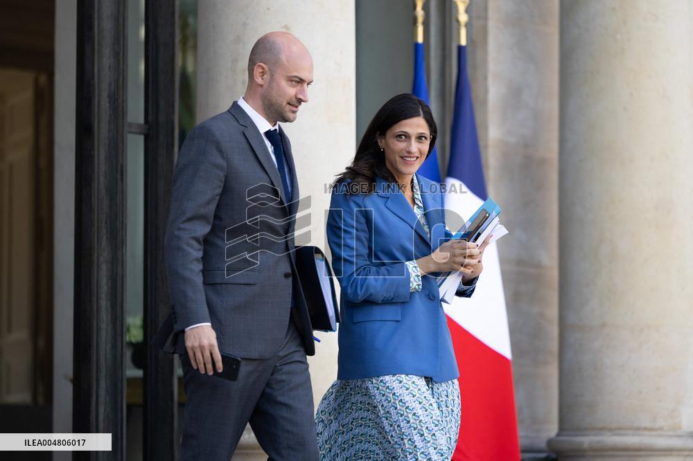 Weekly Meeting of The New Cabinet - Paris