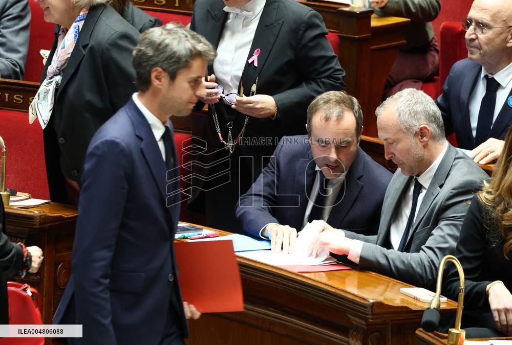 PM Lecornu General Policy Statement at The National Assembly - Paris
