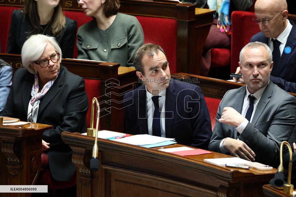 PM Lecornu General Policy Statement at The National Assembly - Paris