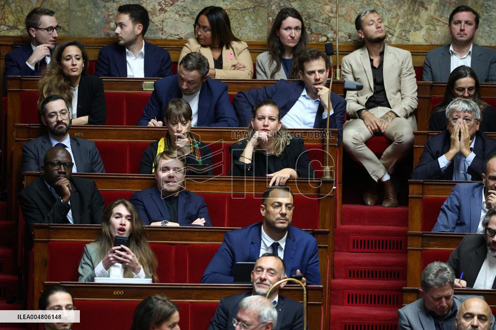 PM Lecornu General Policy Statement at The National Assembly - Paris