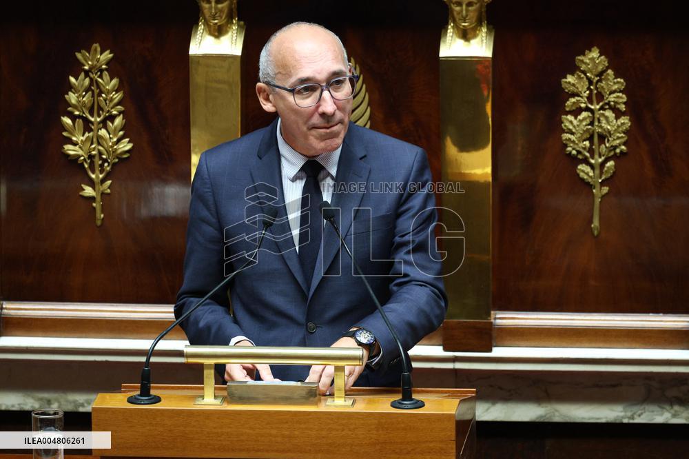 PM Lecornu General Policy Statement at The National Assembly - Paris