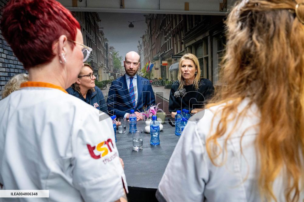 Queen Maxima Visits ADG Company In Houten - Netherlands