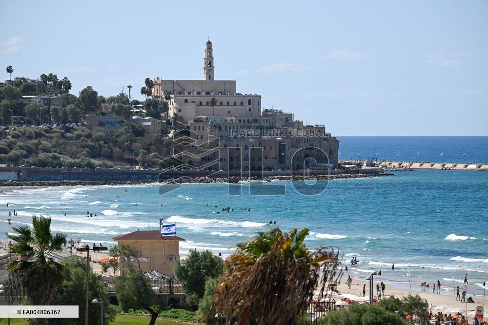 Charles Clore Beach in Tel Aviv - Israel