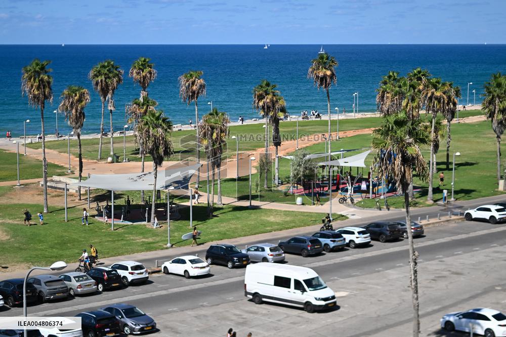 Charles Clore Beach in Tel Aviv - Israel