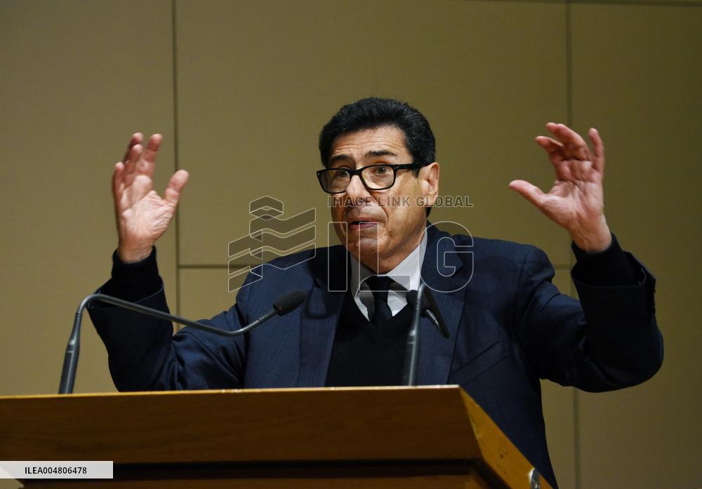 2025 Nobel Prize-winning economist Philippe Aghion during Press Conference