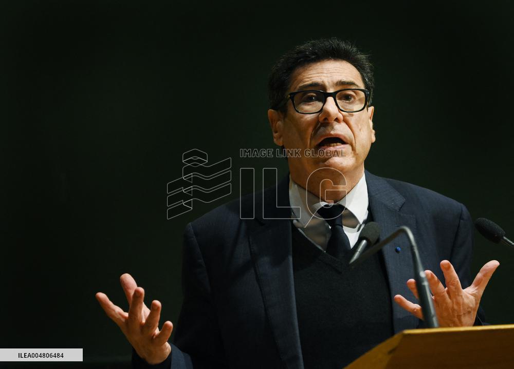 2025 Nobel Prize-winning economist Philippe Aghion during Press Conference