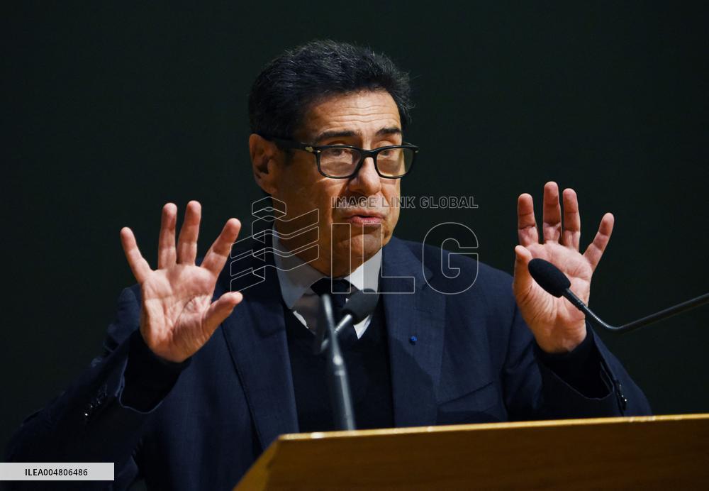 2025 Nobel Prize-winning economist Philippe Aghion during Press Conference