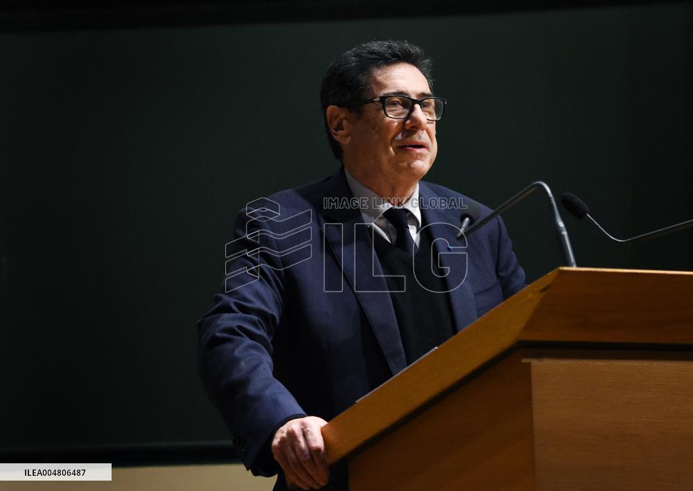 2025 Nobel Prize-winning economist Philippe Aghion during Press Conference