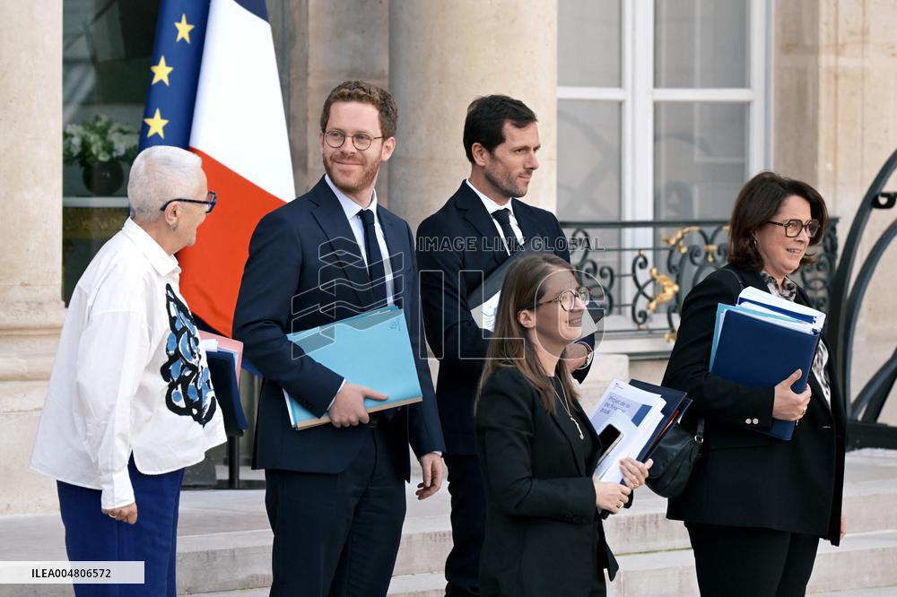 Council of Ministers at the Elysee Palace FA