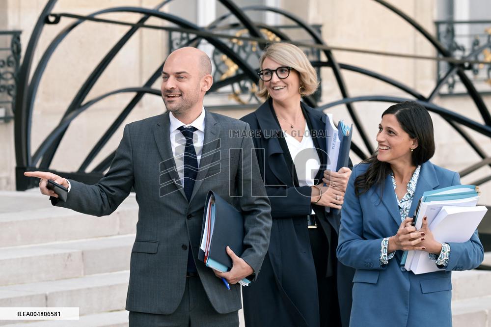 Council of Ministers at the Elysee Palace FA