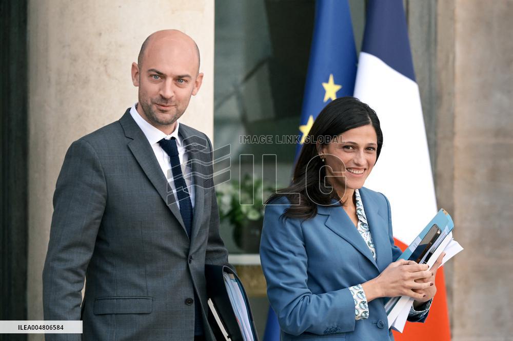 Council of Ministers at the Elysee Palace FA