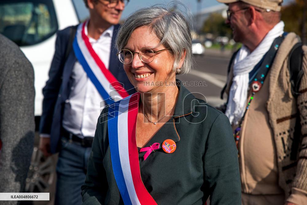 Farmers' Demonstration in Paris - France