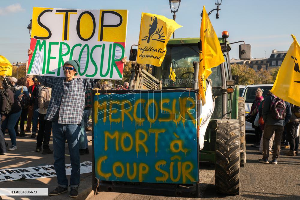 Farmers' Demonstration in Paris - France
