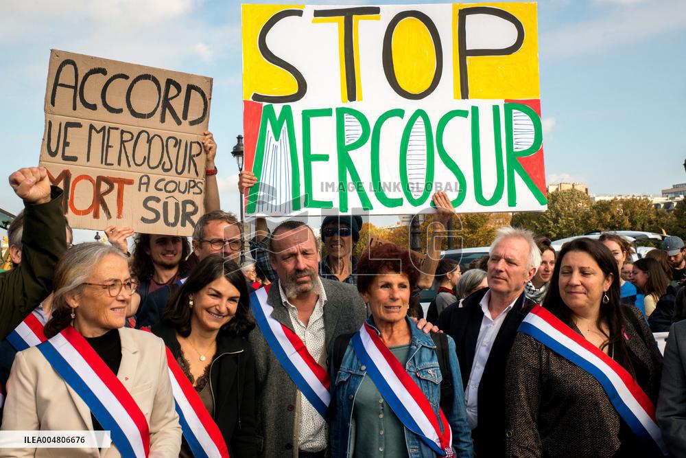 Farmers' Demonstration in Paris - France