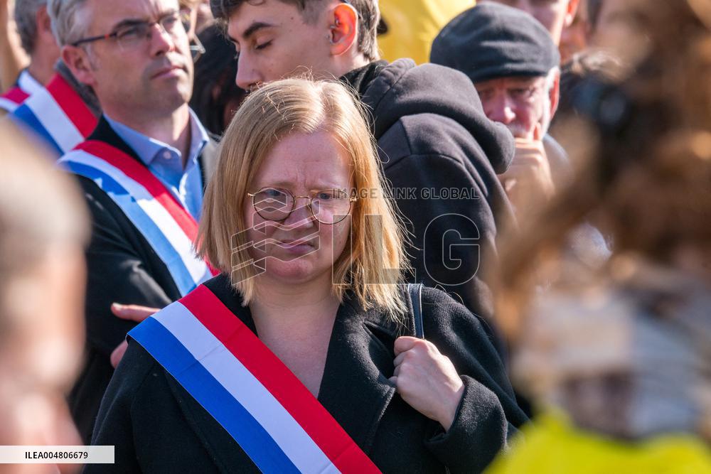 Farmers' Demonstration in Paris - France