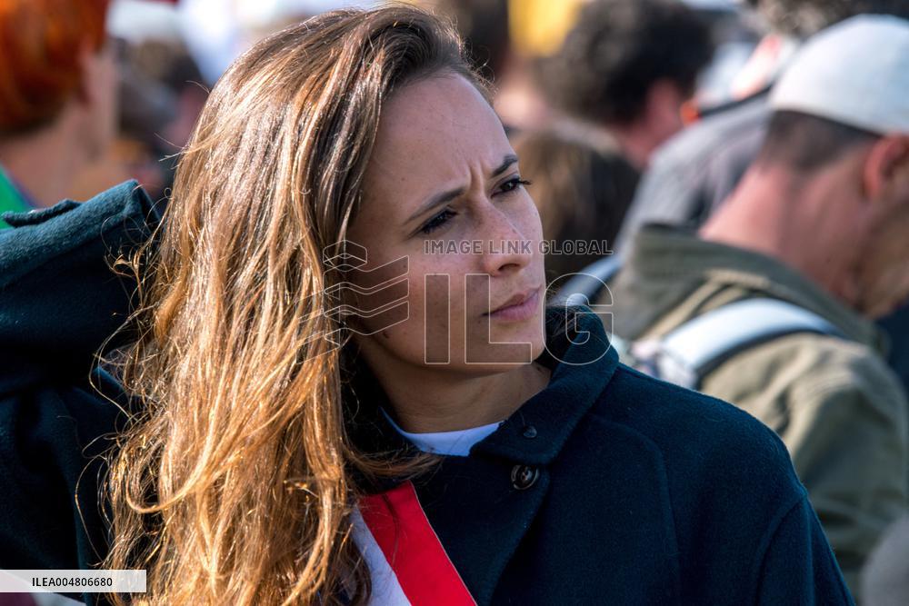 Farmers' Demonstration in Paris - France