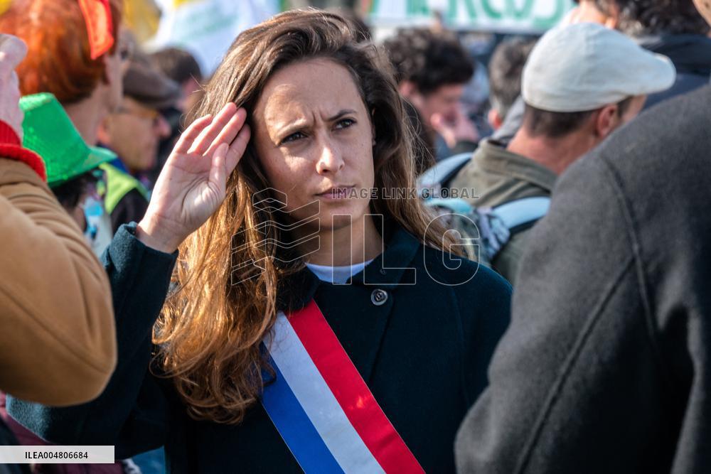 Farmers' Demonstration in Paris - France