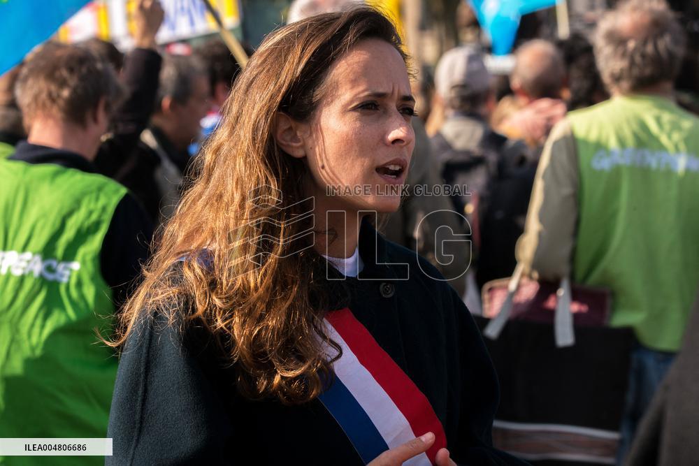 Farmers' Demonstration in Paris - France