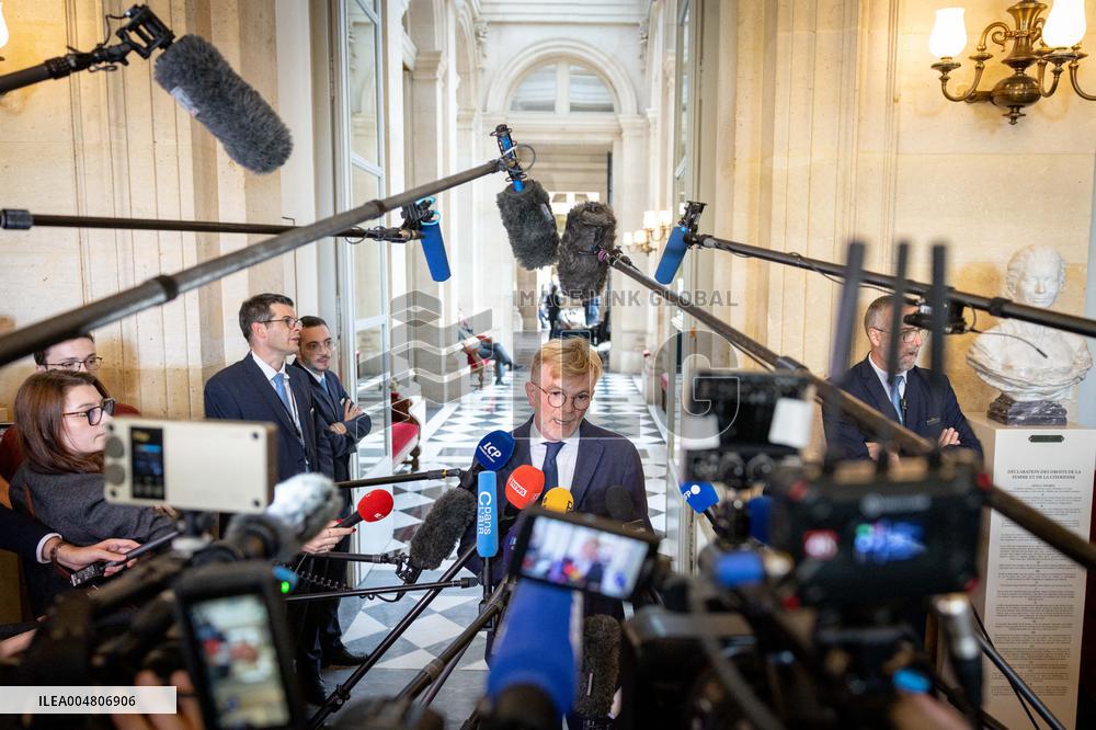 Press Briefing After the French PM's General Policy Statement - Paris AJ
