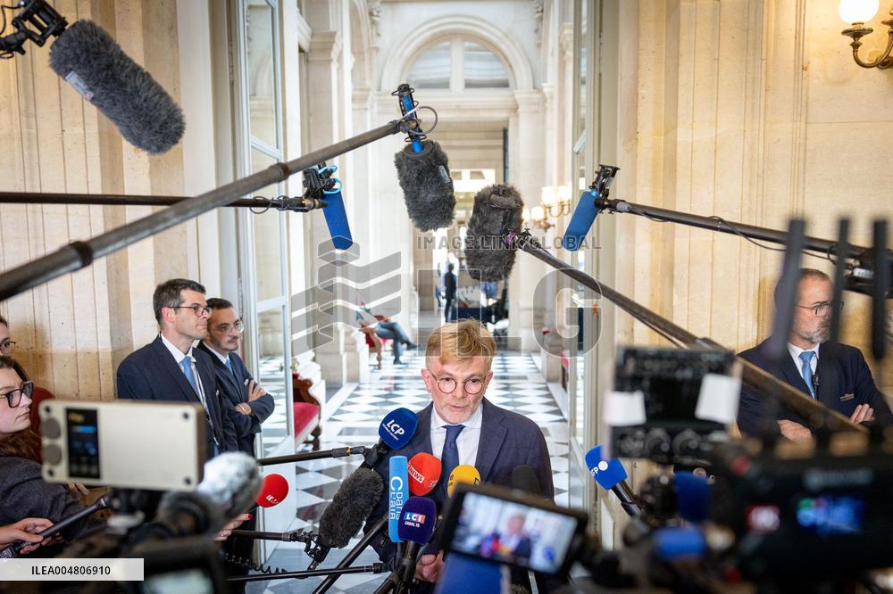 Press Briefing After the French PM's General Policy Statement - Paris AJ