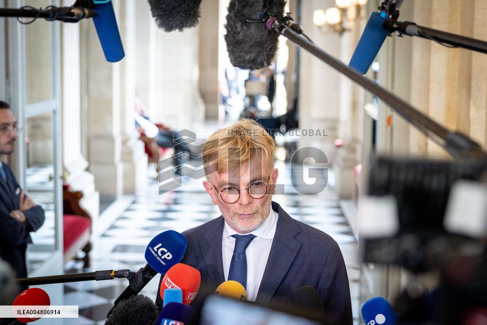 Press Briefing After the French PM's General Policy Statement - Paris AJ