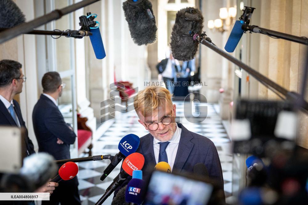 Press Briefing After the French PM's General Policy Statement - Paris AJ