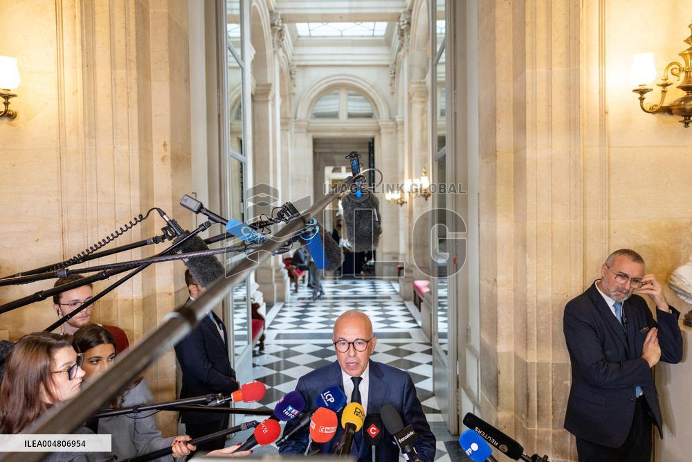 Press Briefing After the French PM's General Policy Statement - Paris AJ