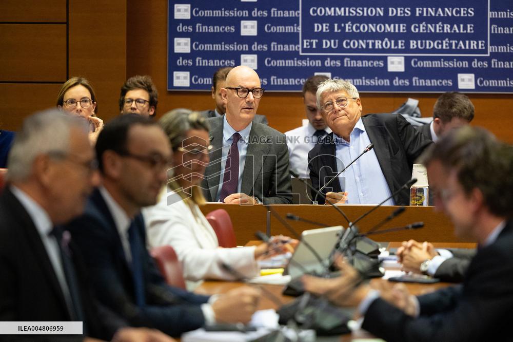 Hearing of Roland Lescure and Amelie de Montchalin - Paris