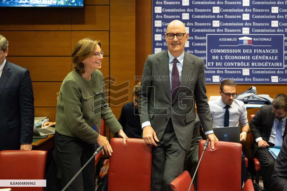 Hearing of Roland Lescure and Amelie de Montchalin - Paris