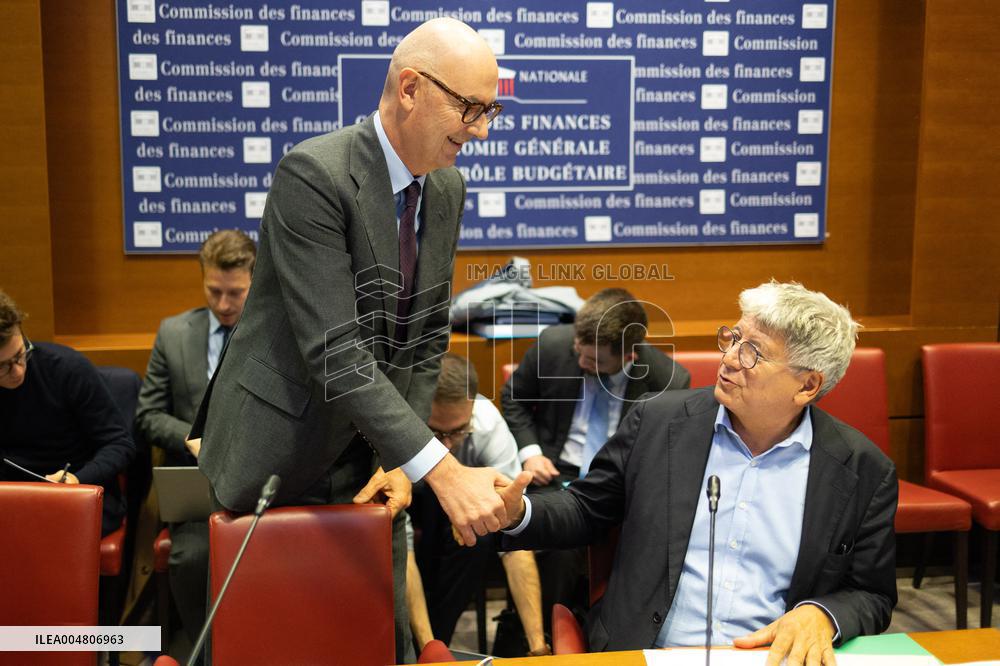 Hearing of Roland Lescure and Amelie de Montchalin - Paris