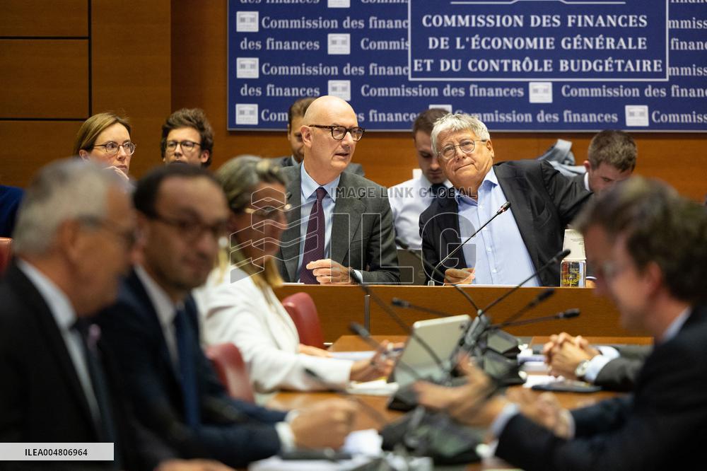 Hearing of Roland Lescure and Amelie de Montchalin - Paris