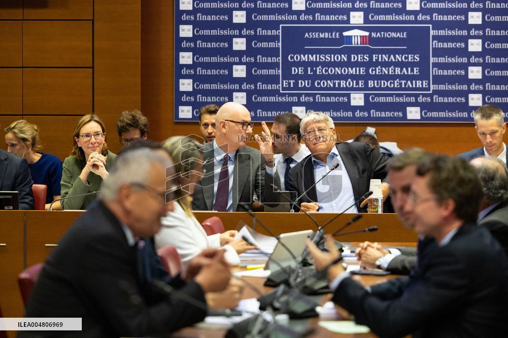 Hearing of Roland Lescure and Amelie de Montchalin - Paris