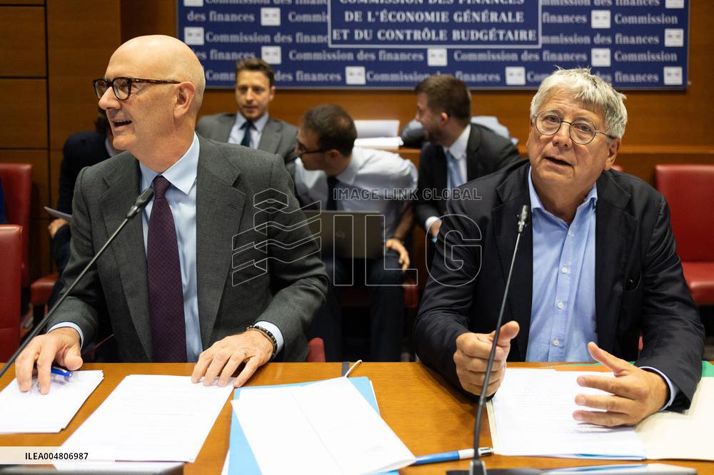 Hearing of Roland Lescure and Amelie de Montchalin - Paris