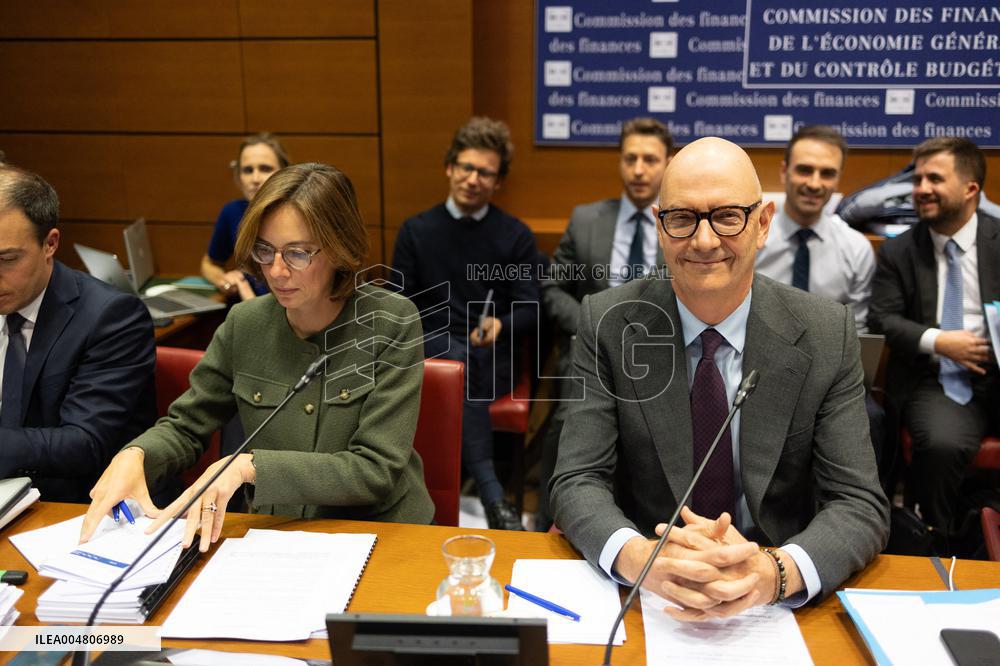 Hearing of Roland Lescure and Amelie de Montchalin - Paris