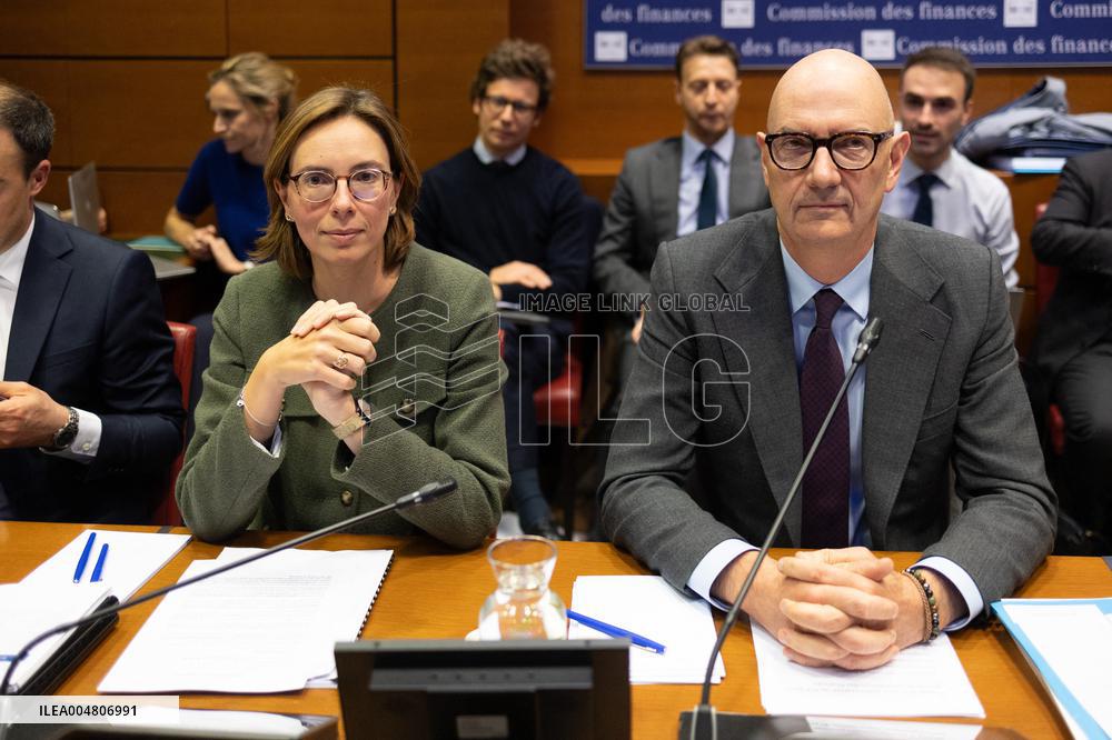 Hearing of Roland Lescure and Amelie de Montchalin - Paris