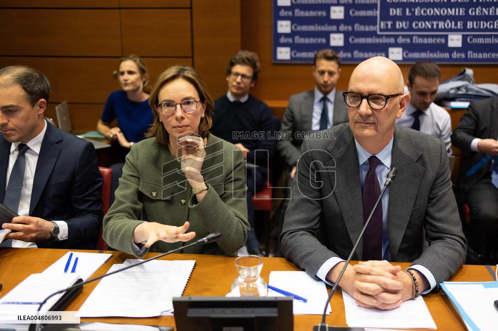 Hearing of Roland Lescure and Amelie de Montchalin - Paris