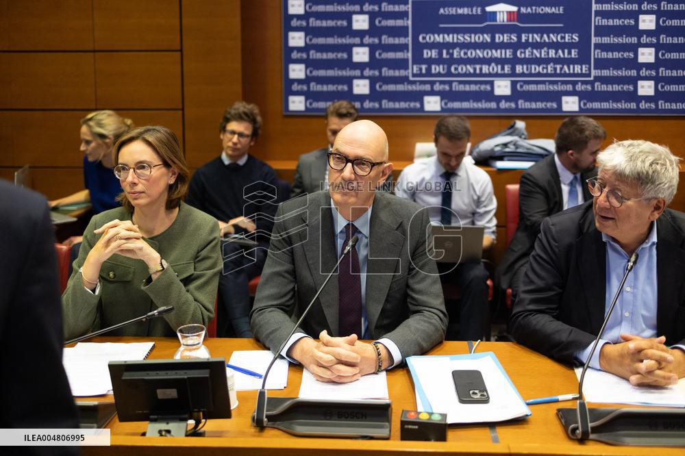 Hearing of Roland Lescure and Amelie de Montchalin - Paris