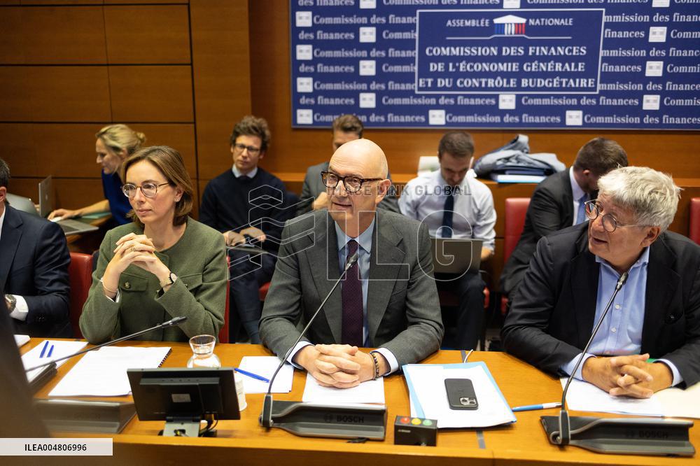 Hearing of Roland Lescure and Amelie de Montchalin - Paris