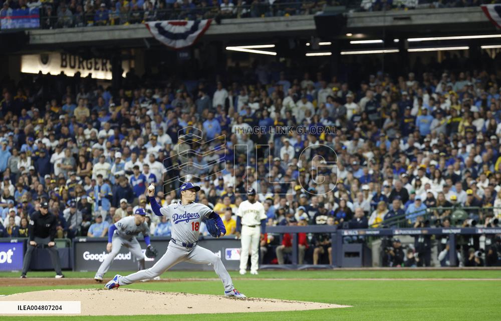Baseball: Championship Series between Dodgers and Brewers