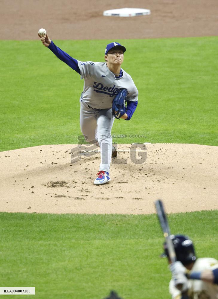 Baseball: Championship Series between Dodgers and Brewers