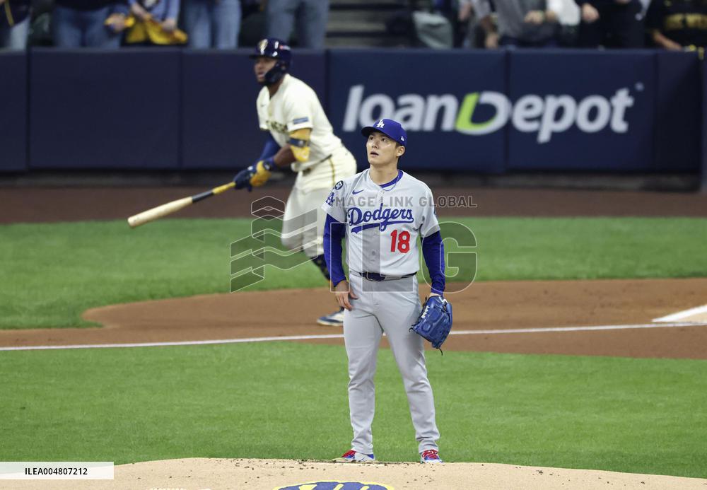 Baseball: NL Championship Series between Dodgers and Brewers