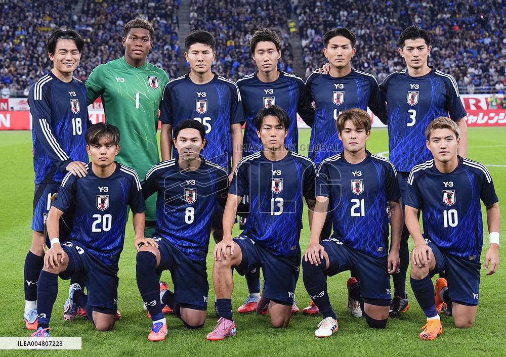 Football: Friendly between Japan and Brazil