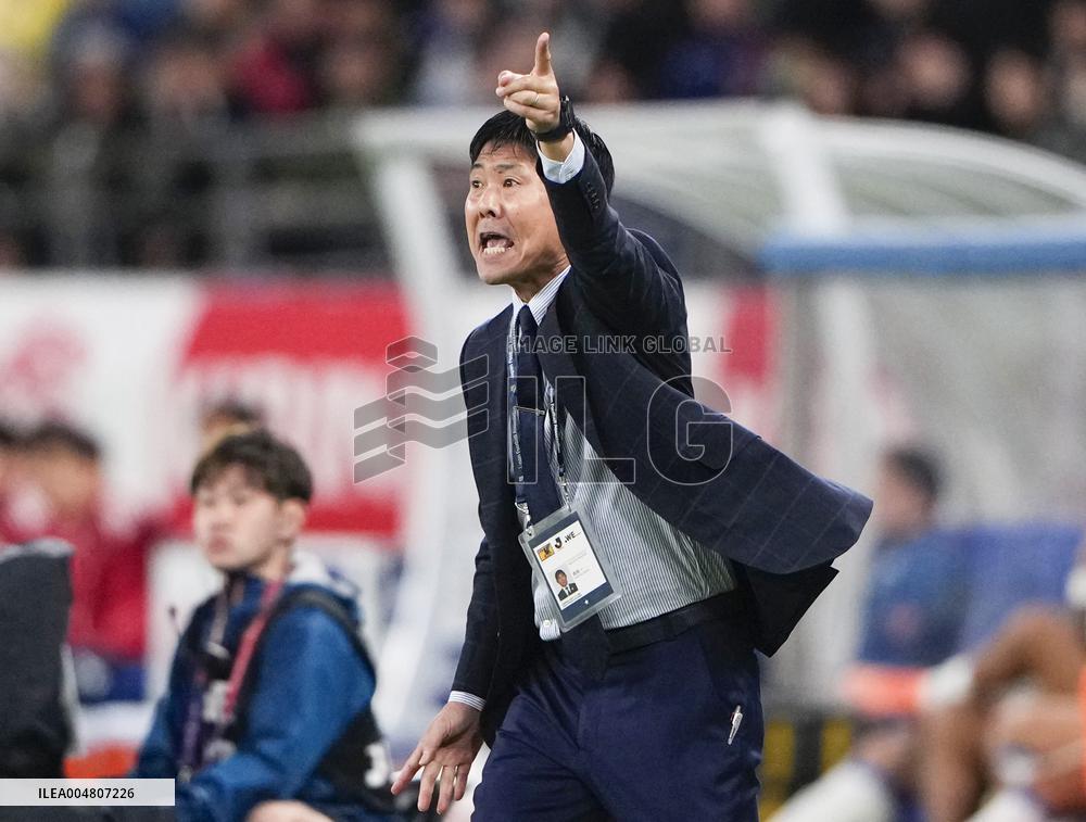 Football: Friendly between Japan and Brazil