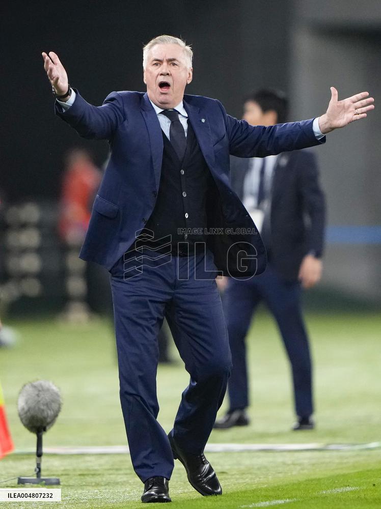 Football: Friendly between Japan and Brazil