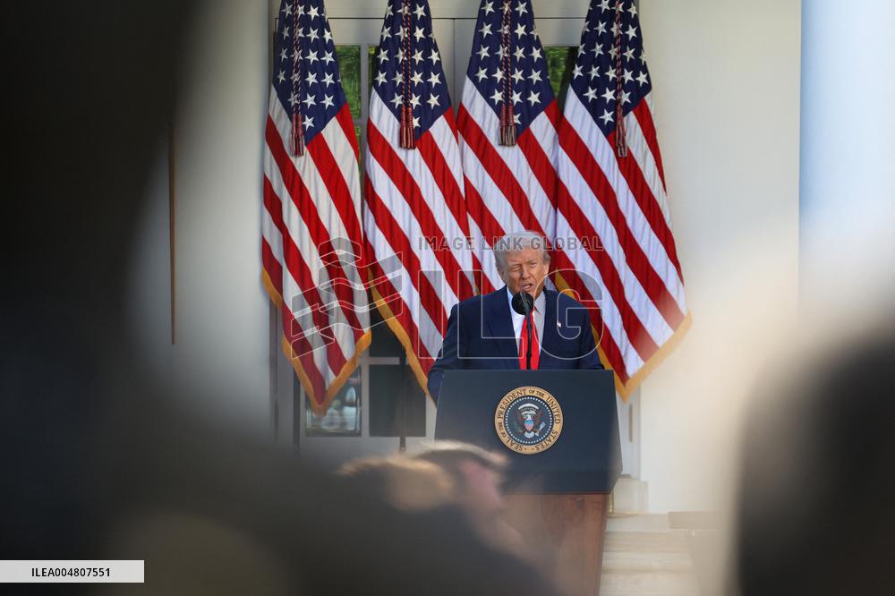 Trump Hosts a bilateral lunch with President Javier Gerardo Milei of Argentina