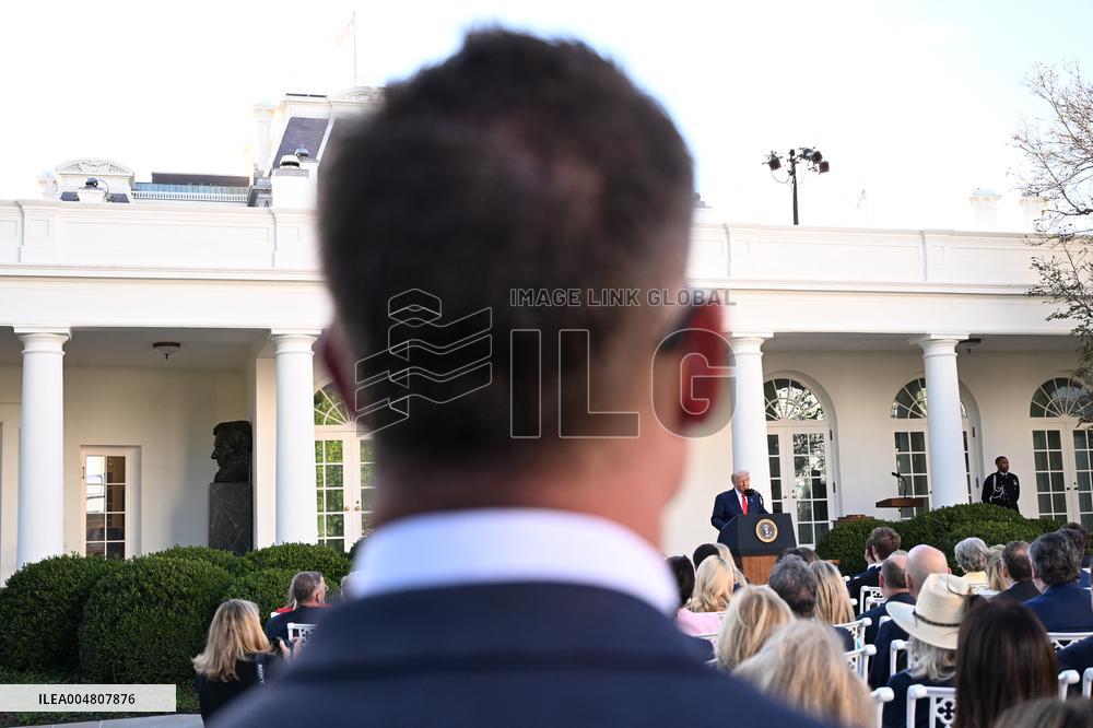 Trump Hosts Medal of Freedom Ceremony Honoring Charlie Kirj