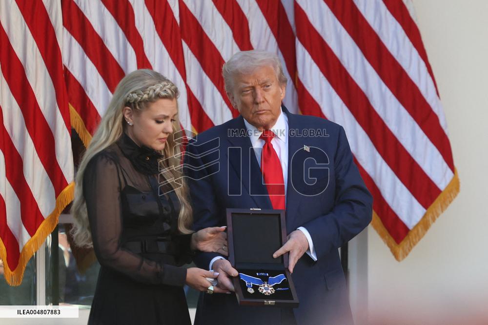 Trump Hosts Medal of Freedom Ceremony Honoring Charlie Kirj