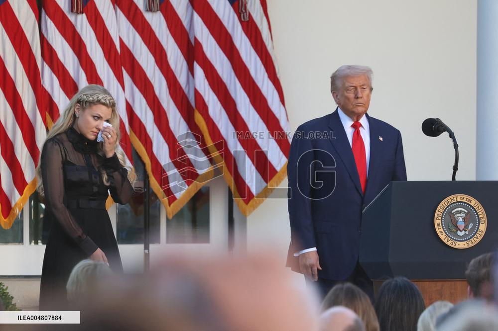 Trump Hosts Medal of Freedom Ceremony Honoring Charlie Kirj