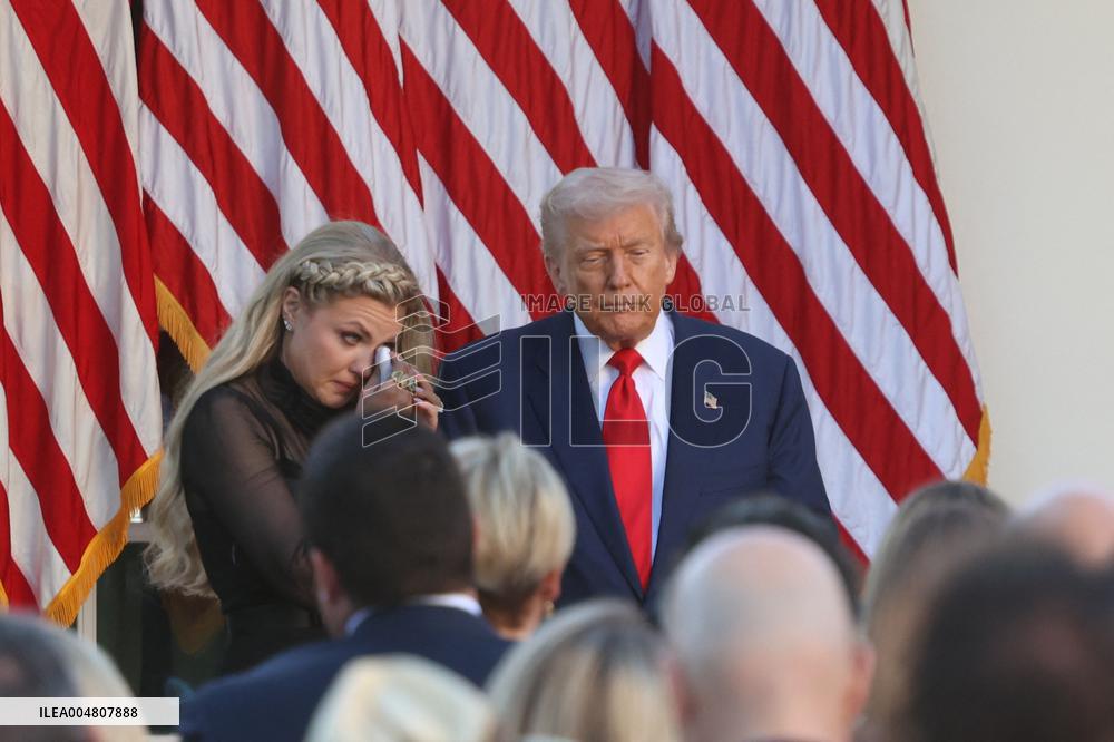 Trump Hosts Medal of Freedom Ceremony Honoring Charlie Kirj