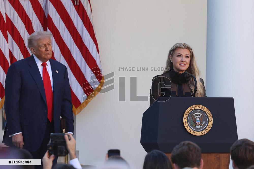 Trump Hosts Medal of Freedom Ceremony Honoring Charlie Kirj